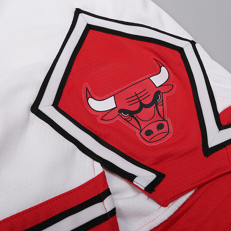 мужские белые шорты Nike Chicago Bulls Association Edition Swingman NBA Shorts 866787-100 - цена, описание, фото 2